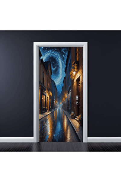 Avex Folie imprimata color pentru decor Usa, dimensiune 200 x 90cm, model: AV...