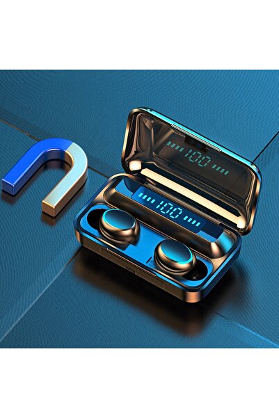 ART Casti fara fir TWS Ear Drops F9 cu statie de andocare/incarcare
