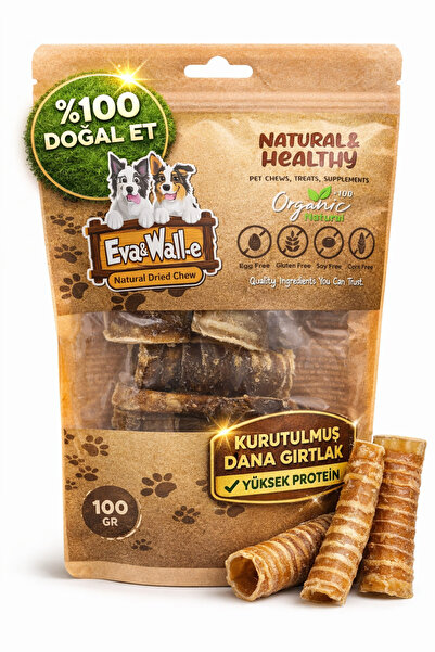 Eva & Wall-e Dana Gırtlak Köpek Ödülü %100 Doğal Kurutulmuş Yüksek Proteinli ...