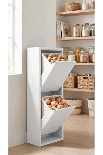 OVROL Çok Amaçlı Dolap Mutfak Kiler Dolabı Sebzelik Metal Dolap Ayakkabılık M...