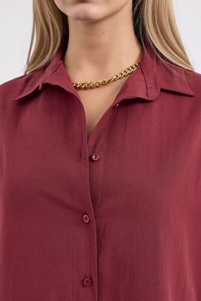 Hiccup Bdart Relaxed Fit Button down Long Sleeve Shirt