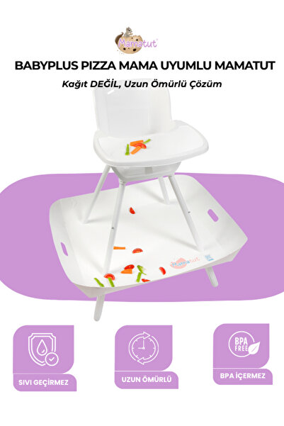 Mamatut Pizza Mama Model Uyumlu, Sıvı geçirmez, uzun ömürlü, bpa içermez(sand...