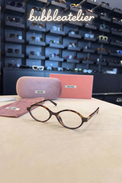 Bubbleatelier نظارات واقية من الضوء الأزرق من الزجاج الشفاف