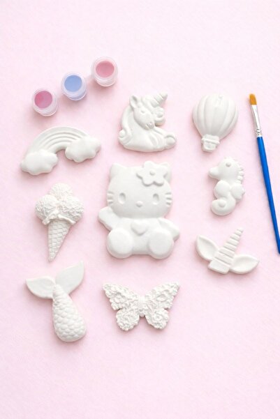 BalibeeCandle Taş Boyama Seti 9 Figür Çocuklar İçin| Eğlenceli & Eğitici Kend...