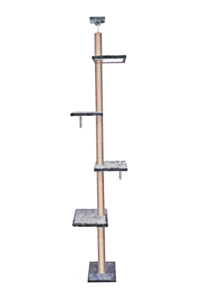 Turkuaz Tırmalama Tr2001 Turkuaz Tırmalama Tavan Boyu Kule Kedi Evi Tırmalama