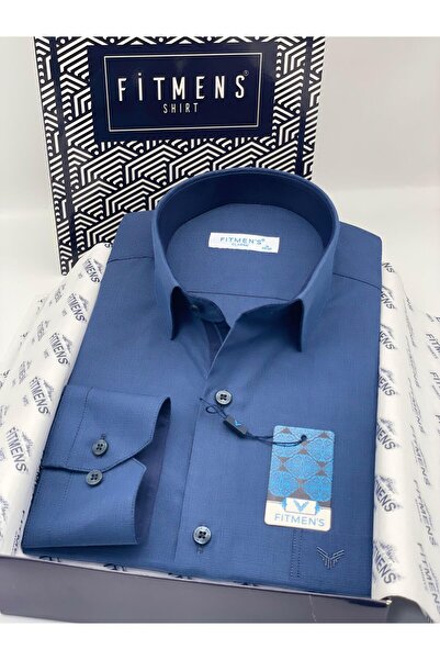 Fitmens Klasik Uzun Kol Filafil Pitikareli Swift Hediye Kutulu Erkek Gömlek F...