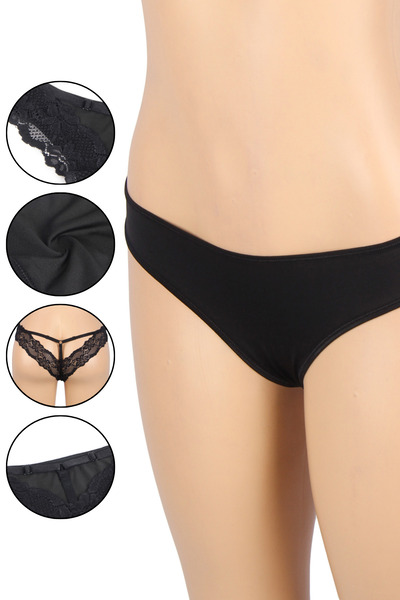 Lingerie and Fashion Style Lace panties with feminine cutouts