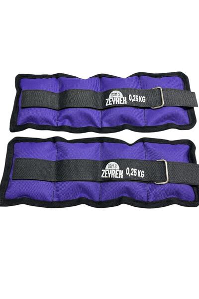 S ZEYREK 0.25 Kg × 2 Adet Toplam 500 gr El Ayak Bilek Kas Güçlendiriçi Ağırlık Seti Kum Ağırlık Torbası