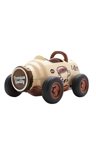 farddad سيارة لعبة تشييك ودراك من سبيكة معدنية بلون كريمي - مزودة بأضواء وموسيقى