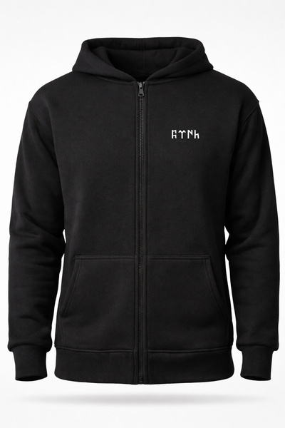 VEK Turkish Printed Zippered Sweatshirt Jacket 3 Thread