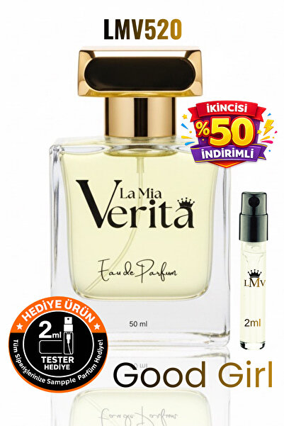 la mia verita Good Girl Kadın Parfümü Lmv520 Oryantal Çiçeksi Kakao Kapsülü, ...