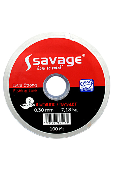 SAVAGE Hayalet Olta Misinası - 100 MT- - 0,16 mm - Sazan, Yayın,Turna, Alabalık