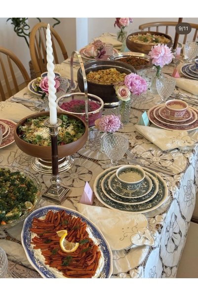 Tiniminatelier 160X270 Vintage Tablecloth