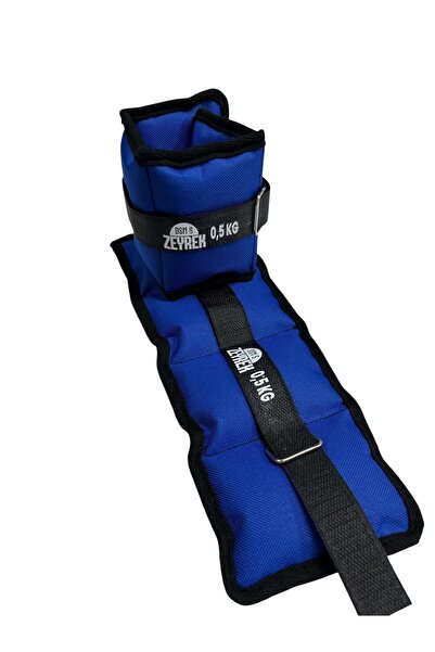 S ZEYREK 0.5 Kg × 2 Adet Toplam 1 Kg El Ayak Bilek Kas Güçlendiriçi Ağırlık Seti Kum Ağırlık Torbası