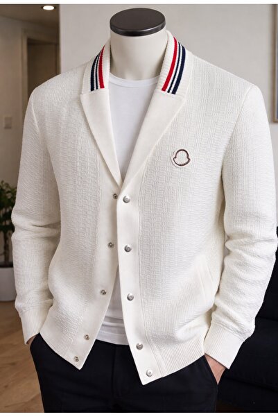 ARDSU Men's Lined Jacket/Cardigan, 1St Quality, Lined Inside, Jacket Collar, ...