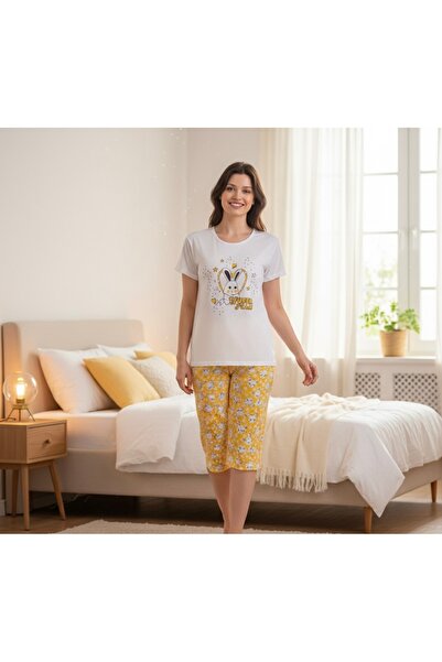 Rüyam Set de pijamale pentru femei cu capri