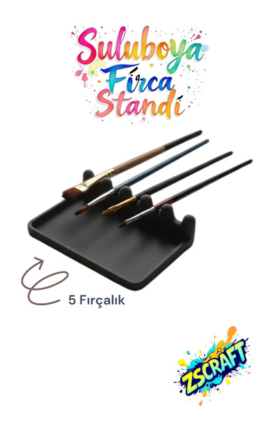 zscraft Damlama Tepsili Modern Resim / Suluboya Fırçası Standı