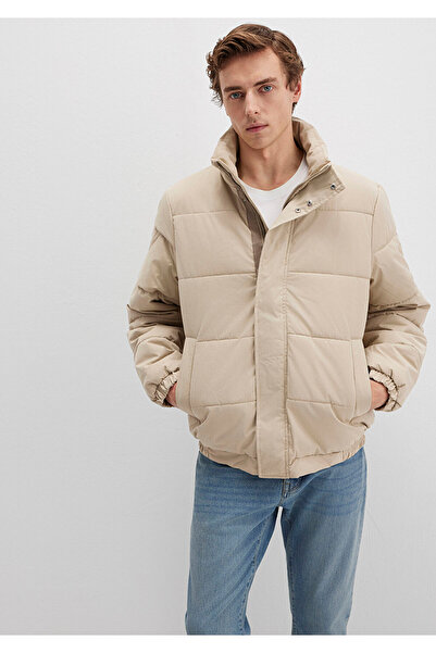 Mavi Mock Neck Beige Puffer Jacket 0110470-86559
