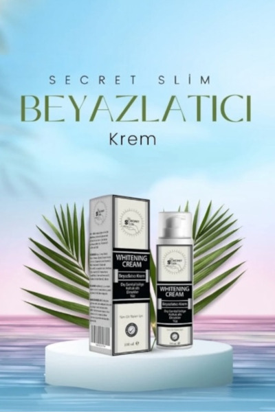 Secret Slim Beyazlatıcı krem,dış genital bölge,cilt,yüz,koltuk altı,bikini bö...