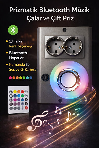 EyluX Shop Modern Mutfak Dolap Ve Tezgah Altı Armatür Prizmatik Müzik Çalar R...