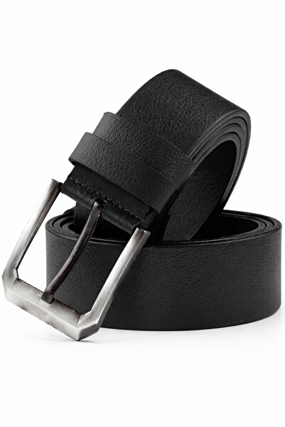 DeepSEA Curea neagră pentru blugi sport pentru bărbați, 100% din piele natura...