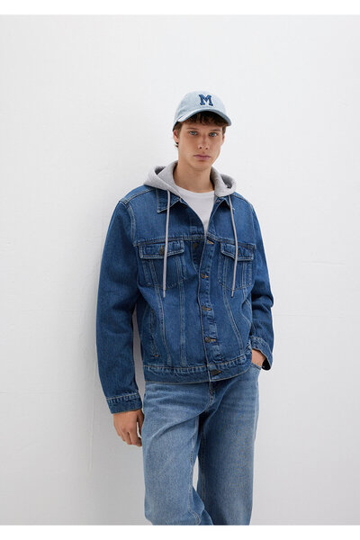 Mavi Brandon 90er Vintage Dunkle Jeansjacke 0112808-90839