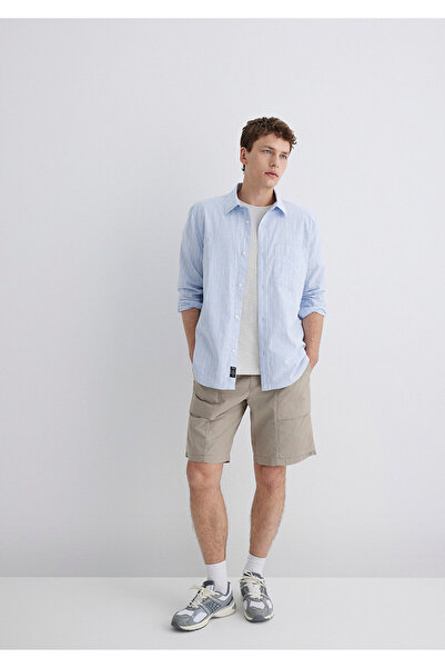 Mavi Beige Cargo Shorts 0410269-80697