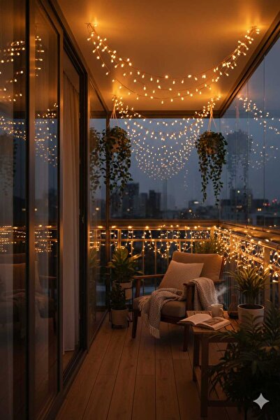 BUKET X Pil Ile Çalışan Kumandalı Animasyonlu Peri Led 10 Metre Çok Amaçlı Ay...