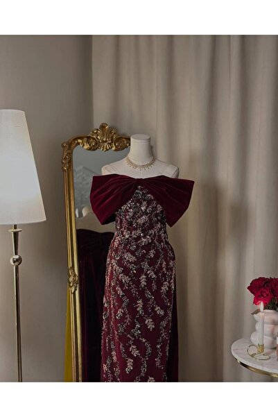 vanus fashion فستان سهرة طويل 5243