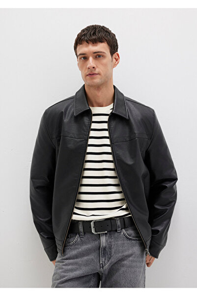 Mavi Schwarzer Kunstledergürtel 0911653 -21842