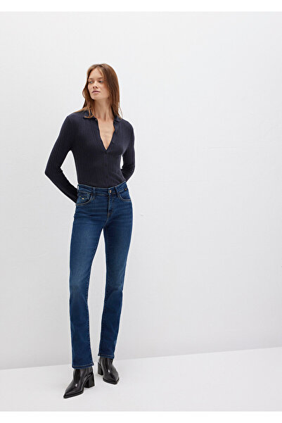 Mavi Mona Gold Klasik Vintage Koyu Mavi Jean Pantolon 1049787784