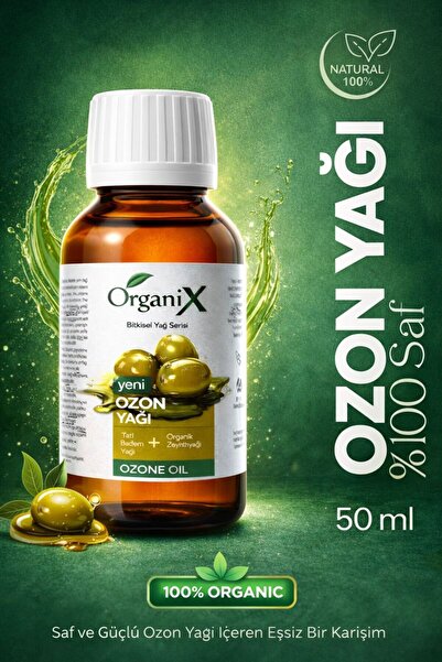 Organix %100 Saf Soğuk Sıkım Ozon Yağı | Yüksek Ozonlu Bitkisel Cilt ve Ayak ...