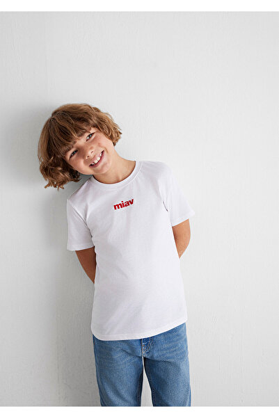 Mavi Червена тениска с щампа Miav Regular Fit / Regular Cut66332602