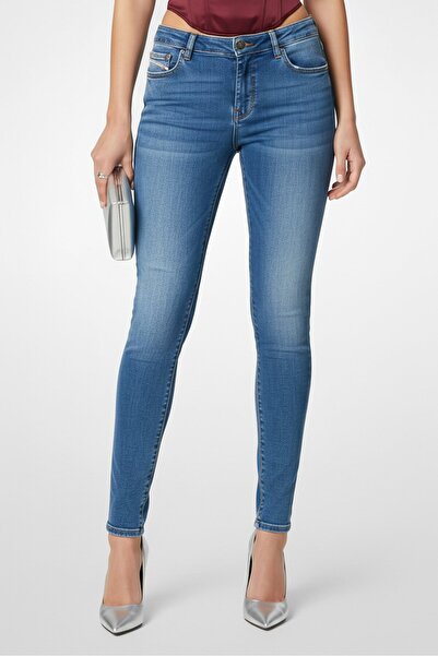 Diesel بنطلون جينز نسائي SLANDY Super Skinny Fit Wash Stretchable Denim 2017 ...
