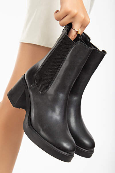 MALENTA Cizme de damă cu lateral elastic