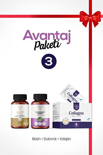 Erbatab Avantaj Paketi 3 (Kollajen, Biotin, Dulavratotu)