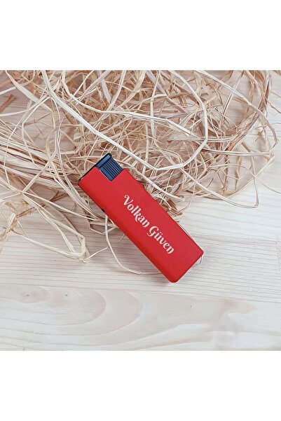 hediyekralı Kişiye Özel Metal Kasalı Rüzgarda Sönmeyen Çakmak