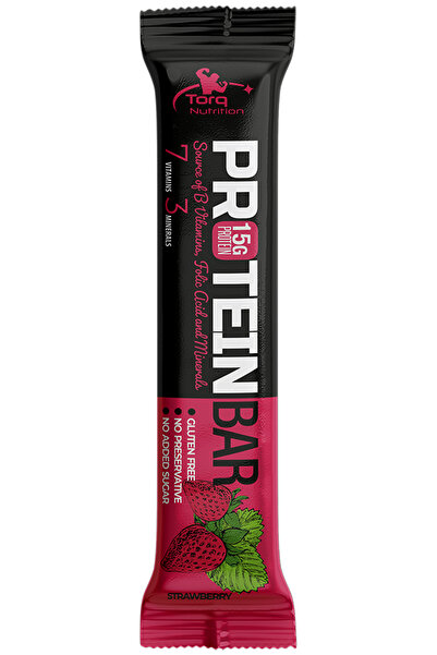 Torq Nutrition بار بروتين فراولة 50 جرام (قطعة واحدة)