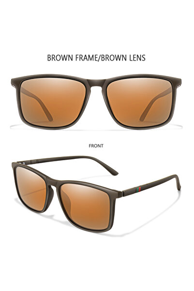 Choice3 نظارات شمسية فاخرة مربعة الشكل بتصميم كلاسيكي مستقطبة من E3، مناسبة ل...