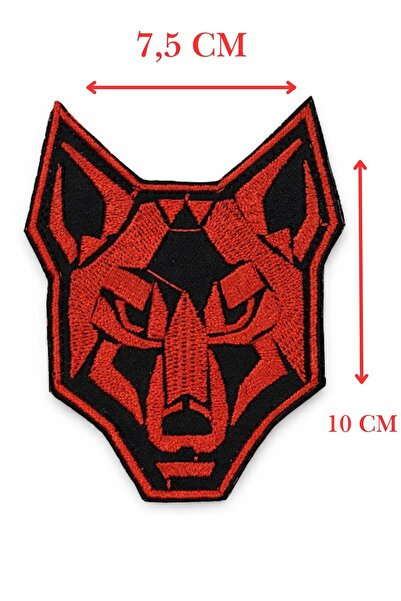 SINGLE SWORD Embroidery Patch - Wolf Napkin