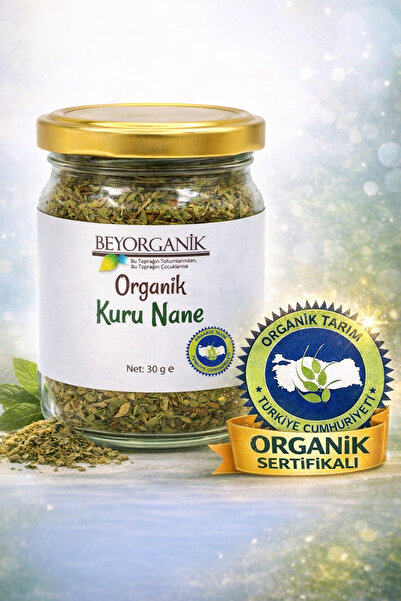 BEYORGANİK Organik Kuru Nane 30gr