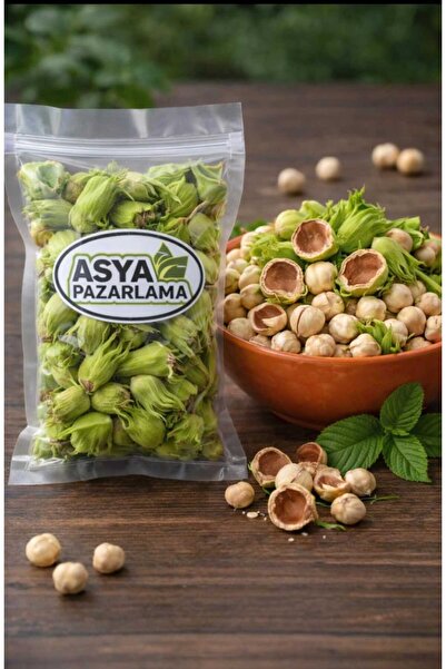 ASYA PAZARLAMA 2kg 1.kalite Taze Yaş Yeşil Fındık, Organik Fındık, Sütlü Fınd...