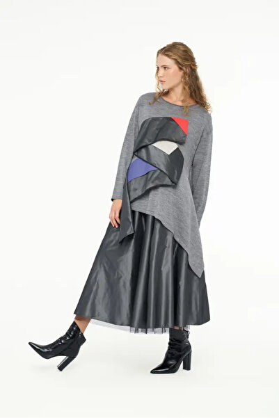 BİZE Atlas Bluz - Gri