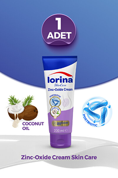 LORİNA SkinCare Çinko Oksitli Bariyer Kremi 200 ML 1 Adet