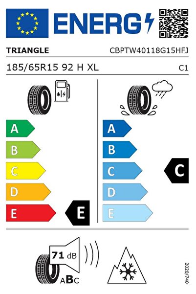TRIANGLE Anvelopă de iarnă TW401 185/65R15 92H