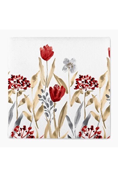 Mank Салфетки за празнична маса Linclass - Selma (цветя) / 40 x 40 см / 50 бр.