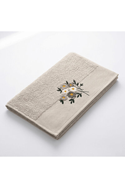 Vannes Home Colorful Embroidered 100% Cotton 2-Piece Hand and Face Towel 50X9...