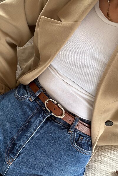 keisy Callia Silver Buckle Women's Belt