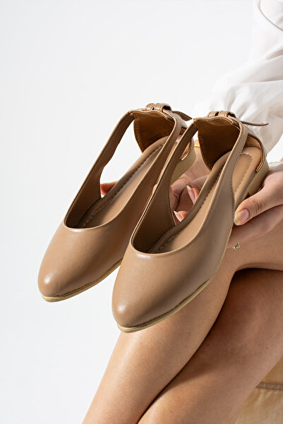 Moda Devrin Mink Skin Open-Sided Sandals