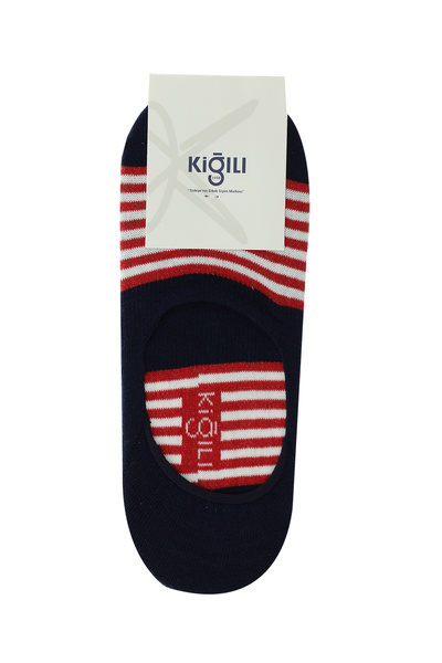 Kiğılı Cotton Patterned Loafer Socks Set of 2